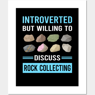 Introverted Rock Collecting Rocks Rockhound Rockhounding Posters and Art